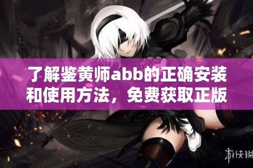了解鉴黄师abb的正确安装和使用方法，免费获取正版教程
