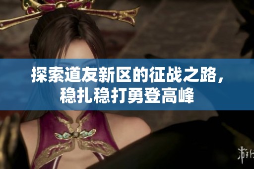 探索道友新区的征战之路，稳扎稳打勇登高峰