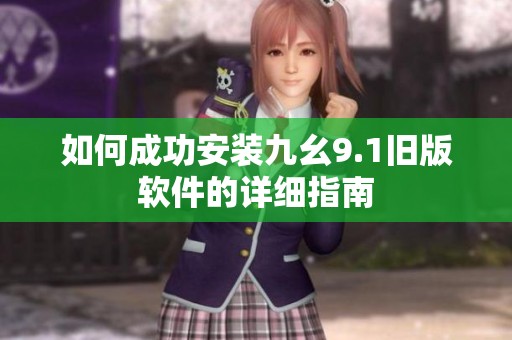 如何成功安装九幺9.1旧版软件的详细指南