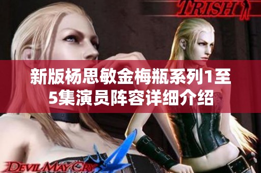 新版杨思敏金梅瓶系列1至5集演员阵容详细介绍