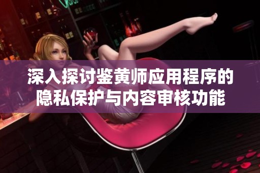 深入探讨鉴黄师应用程序的隐私保护与内容审核功能