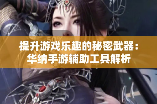 提升游戏乐趣的秘密武器：华纳手游辅助工具解析