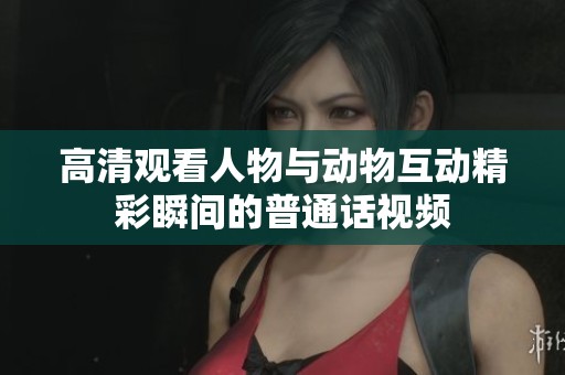 高清观看人物与动物互动精彩瞬间的普通话视频