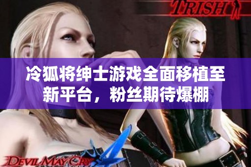 冷狐将绅士游戏全面移植至新平台，粉丝期待爆棚