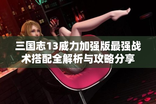 三国志13威力加强版最强战术搭配全解析与攻略分享