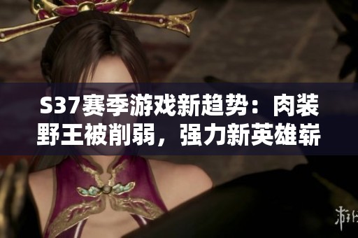S37赛季游戏新趋势：肉装野王被削弱，强力新英雄崭露头角