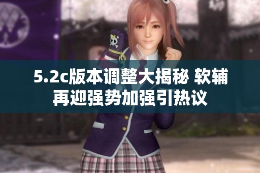5.2c版本调整大揭秘 软辅再迎强势加强引热议