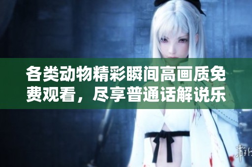 各类动物精彩瞬间高画质免费观看，尽享普通话解说乐趣