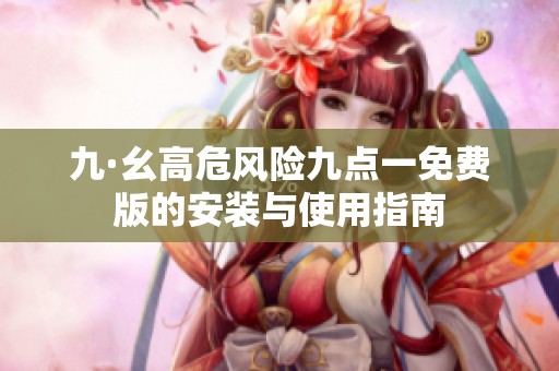 九·幺高危风险九点一免费版的安装与使用指南