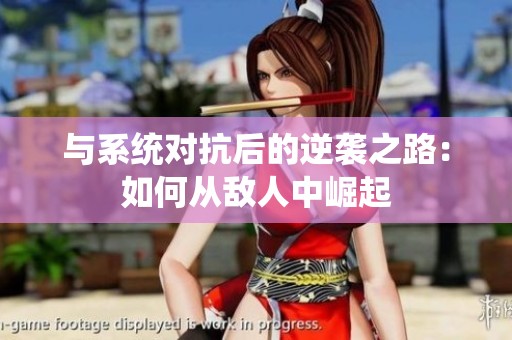 与系统对抗后的逆袭之路：如何从敌人中崛起