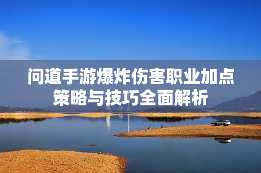 问道手游爆炸伤害职业加点策略与技巧全面解析