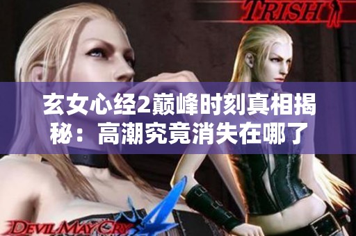玄女心经2巅峰时刻真相揭秘：高潮究竟消失在哪了
