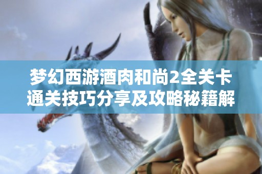 梦幻西游酒肉和尚2全关卡通关技巧分享及攻略秘籍解析