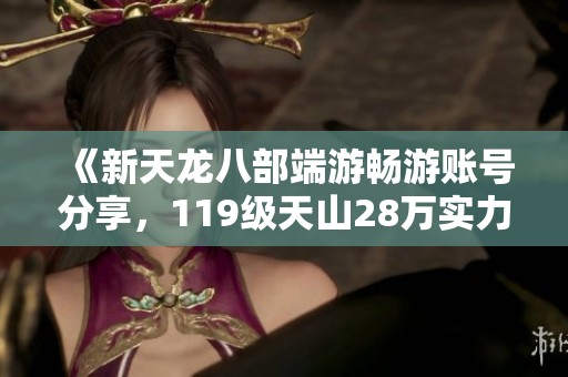 《新天龙八部端游畅游账号分享，119级天山28万实力解析》