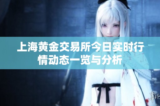 上海黄金交易所今日实时行情动态一览与分析