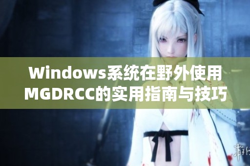 Windows系统在野外使用MGDRCC的实用指南与技巧
