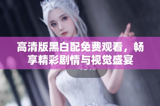 高清版黑白配免费观看，畅享精彩剧情与视觉盛宴