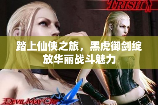 踏上仙侠之旅，黑虎御剑绽放华丽战斗魅力