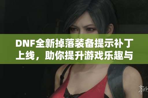 DNF全新掉落装备提示补丁上线，助你提升游戏乐趣与体验