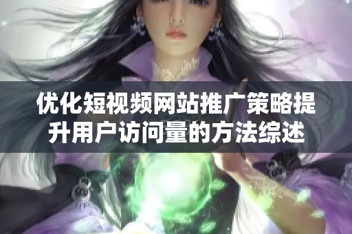 优化短视频网站推广策略提升用户访问量的方法综述