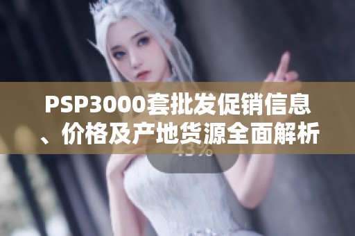 PSP3000套批发促销信息、价格及产地货源全面解析