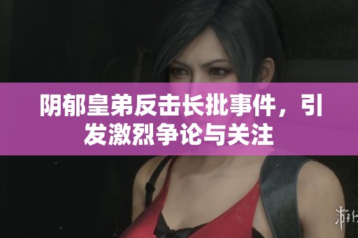 阴郁皇弟反击长批事件，引发激烈争论与关注