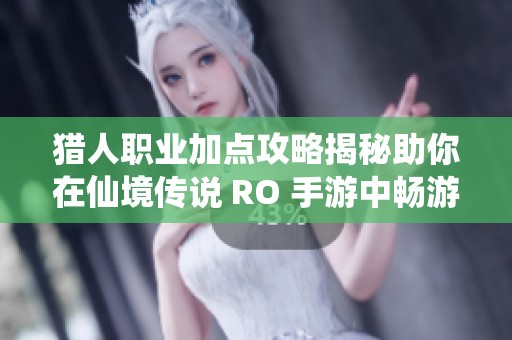 猎人职业加点攻略揭秘助你在仙境传说 RO 手游中畅游