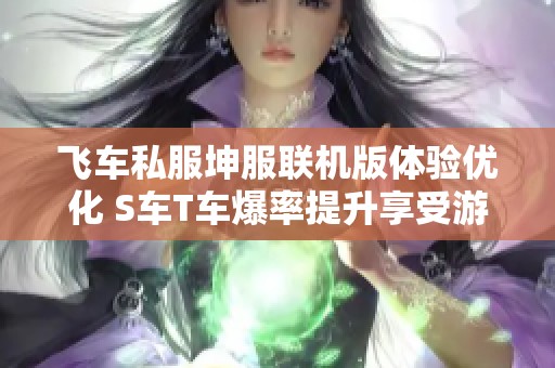飞车私服坤服联机版体验优化 S车T车爆率提升享受游戏乐趣