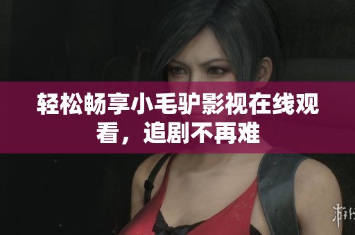 轻松畅享小毛驴影视在线观看，追剧不再难