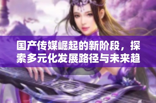 国产传媒崛起的新阶段，探索多元化发展路径与未来趋势
