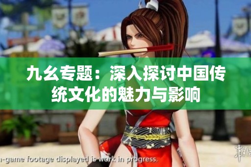 九幺专题：深入探讨中国传统文化的魅力与影响