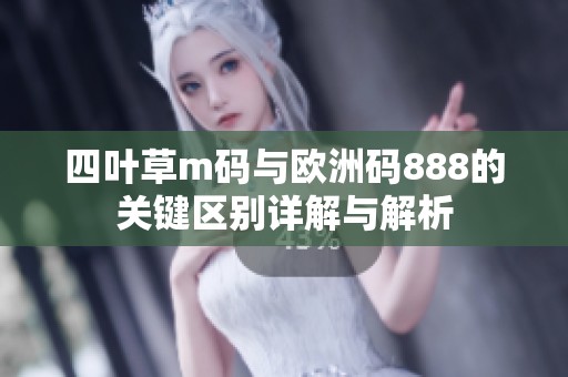 四叶草m码与欧洲码888的关键区别详解与解析