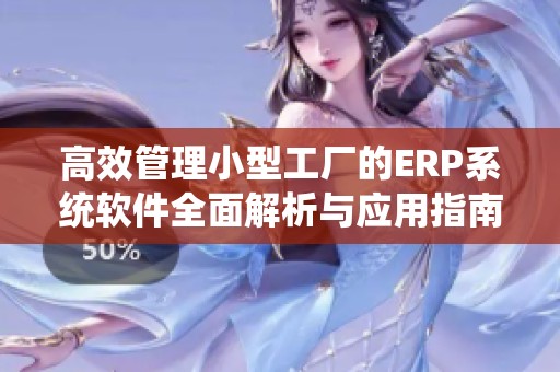 高效管理小型工厂的ERP系统软件全面解析与应用指南