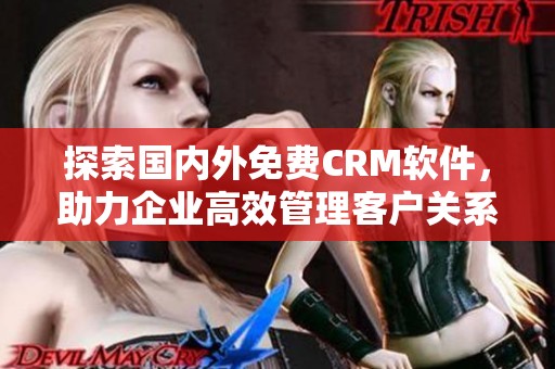 探索国内外免费CRM软件，助力企业高效管理客户关系