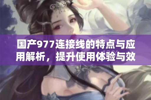 国产977连接线的特点与应用解析，提升使用体验与效率
