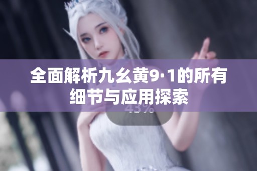 全面解析九幺黄9·1的所有细节与应用探索