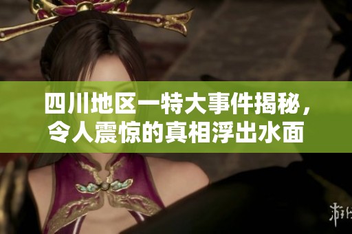 四川地区一特大事件揭秘，令人震惊的真相浮出水面