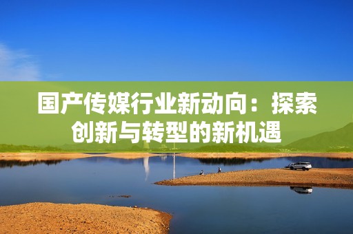 国产传媒行业新动向：探索创新与转型的新机遇