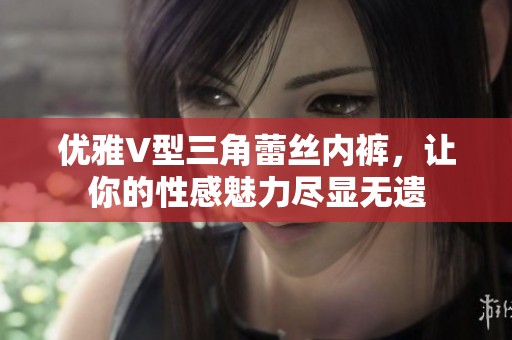 优雅V型三角蕾丝内裤，让你的性感魅力尽显无遗