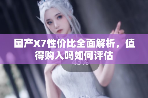 国产X7性价比全面解析，值得购入吗如何评估