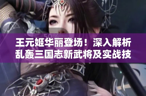 王元姬华丽登场！深入解析乱轰三国志新武将及实战技巧