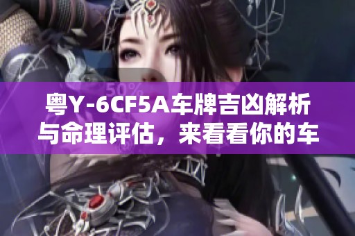 粤Y-6CF5A车牌吉凶解析与命理评估，来看看你的车牌运势如何