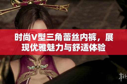 时尚V型三角蕾丝内裤，展现优雅魅力与舒适体验
