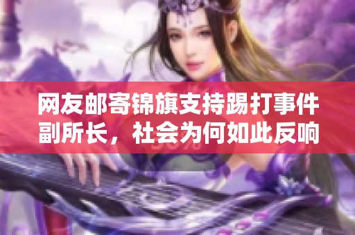 网友邮寄锦旗支持踢打事件副所长，社会为何如此反响