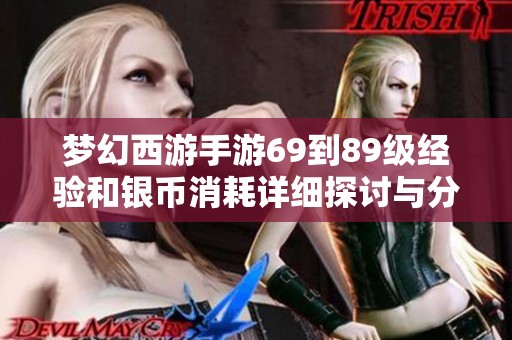 梦幻西游手游69到89级经验和银币消耗详细探讨与分析