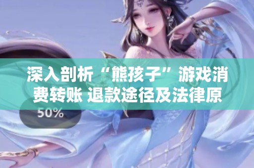 深入剖析“熊孩子”游戏消费转账 退款途径及法律原则
