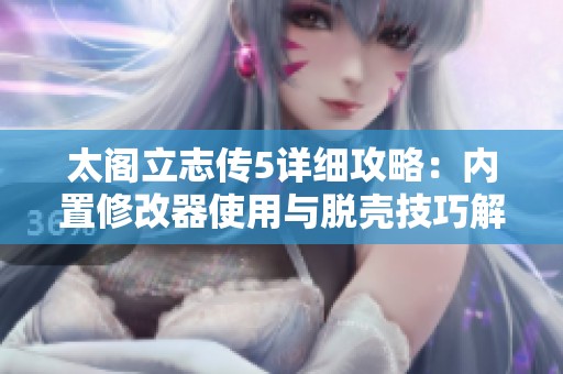太阁立志传5详细攻略：内置修改器使用与脱壳技巧解析
