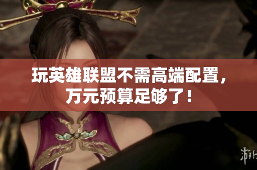 玩英雄联盟不需高端配置，万元预算足够了！