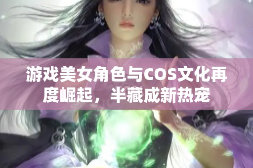 游戏美女角色与COS文化再度崛起，半藏成新热宠