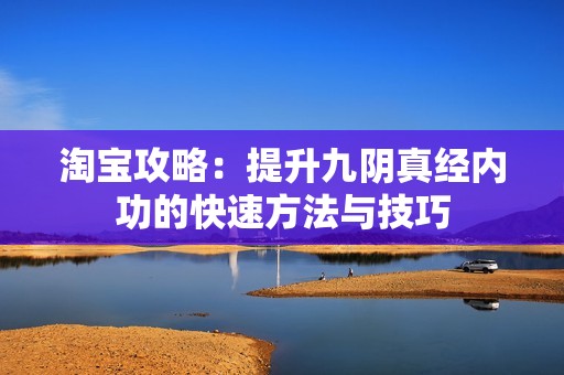 淘宝攻略：提升九阴真经内功的快速方法与技巧